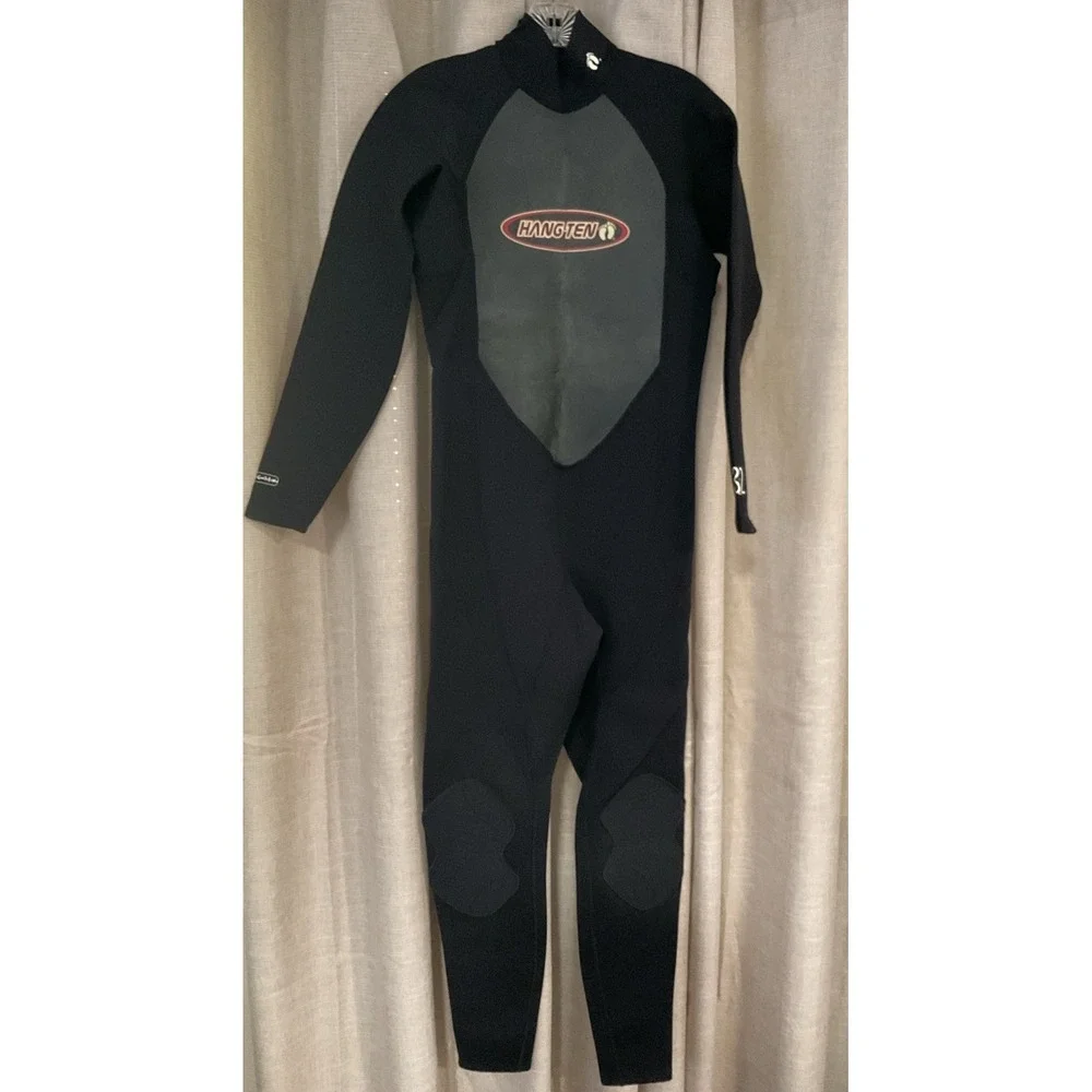 Hang Ten Men's Black Wetsuit Size Medium Long Sleeve